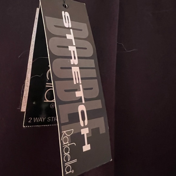 NWT Rafaella Two-Way Stretch Wine Dress Trousers -size 8 - Picture 6 of 8